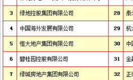 中国房地产公司排名前十,揭秘行业领军企业实力榜